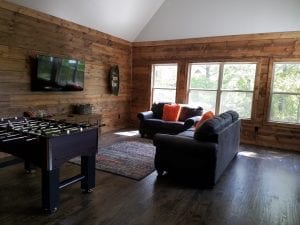 Cabin game room