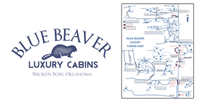 cabin map for blue beaver cabins